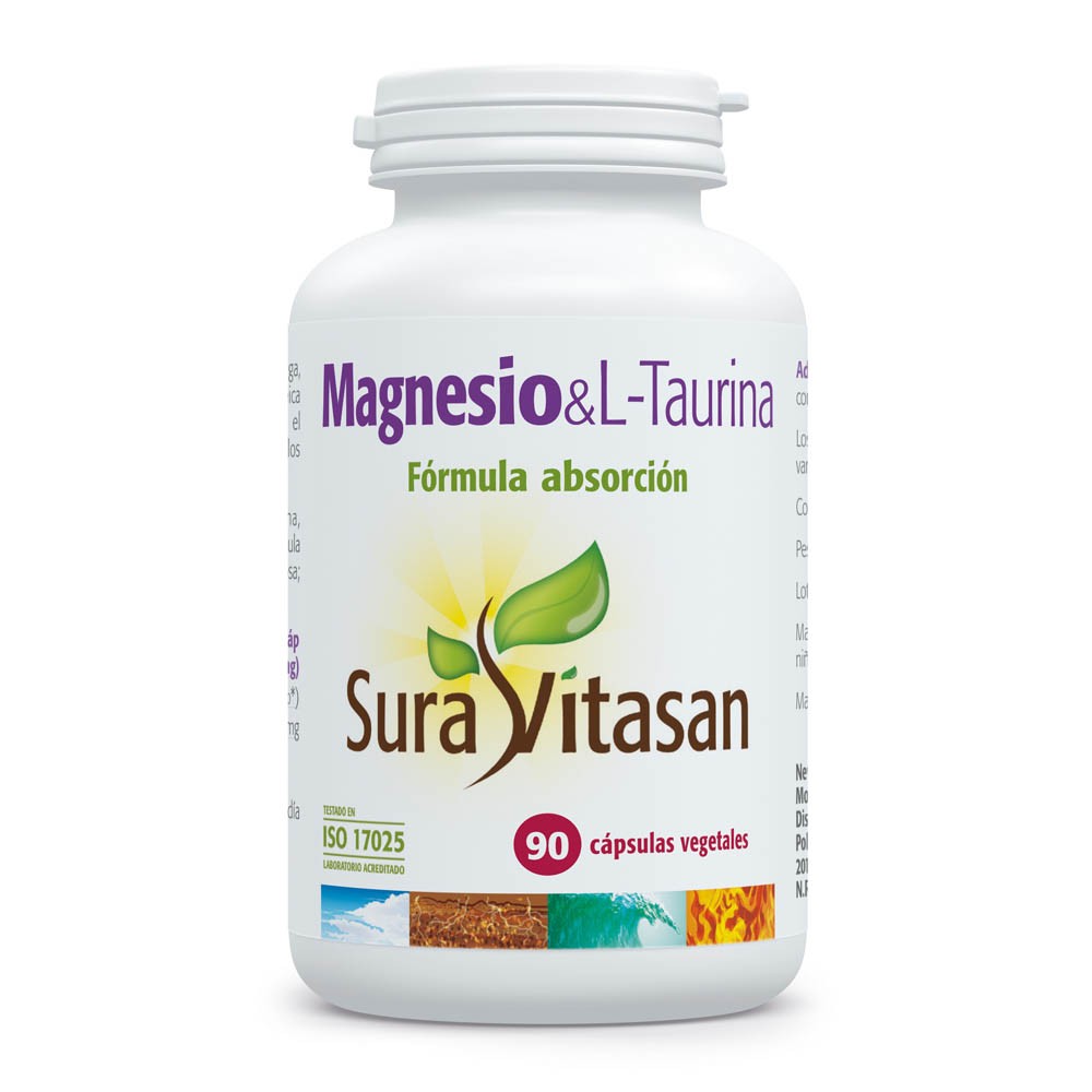 Comprar online MAGNESIO TAURINA 90 CAP SURA VITASAN- Farmacia Coliseum
