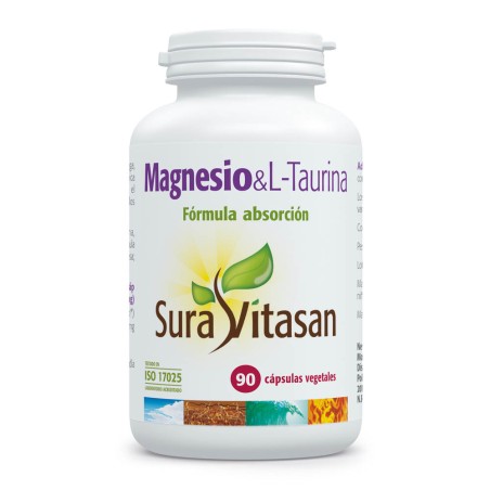 Comprar online MAGNESIO TAURINA 90 CAP SURA VITASAN- Farmacia Coliseum
