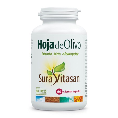 Comprar online OLIVO HOJA 500 MG 60 CAP SURA VITASAN - Coliseum