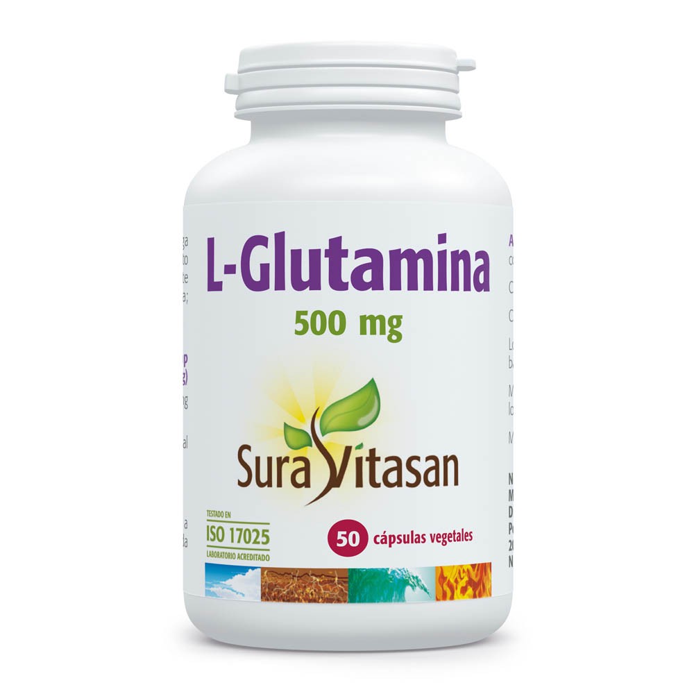Comprar GLUTAMINA 500 MG 50 CAP SURA VITASAN online -Farmacia Coliseum