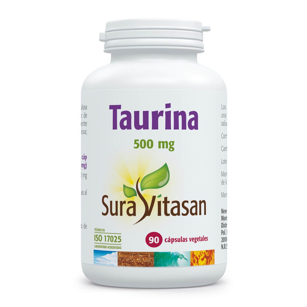 Comprar TAURINA 500 MG 90 CAP SURA VITASAN online - Farmacia Coliseum