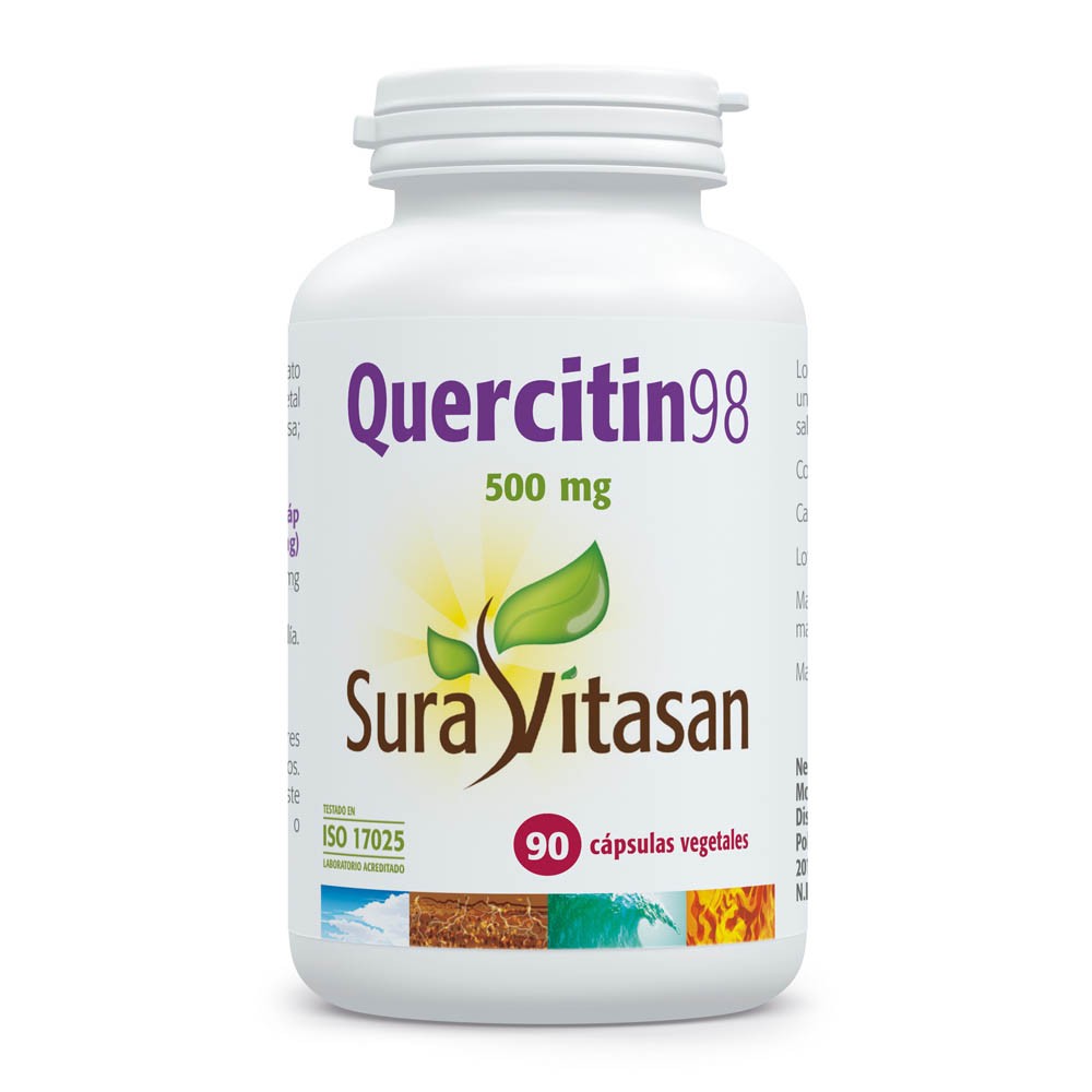 Comprar online QUERCITIN 98 500MG 90 CAP SURA VITASAN - Farmacia Coliseum