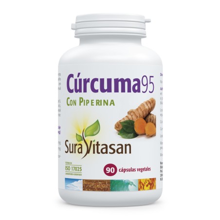 Comprar CURCUMA 95 500 MG 90 CAP SURA VITASAN online - Coliseum