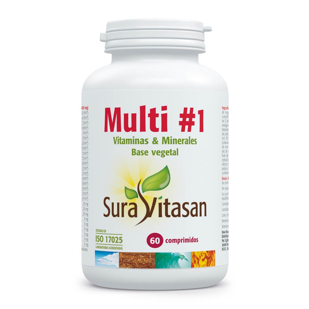 Comprar MULTI-1 VITAMINAS MINERALES 60 COMP SURA VITASAN - Coliseum