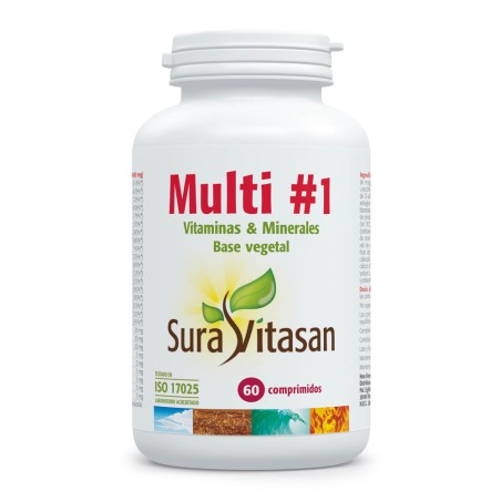 Comprar MULTI-1 VITAMINAS MINERALES 60 COMP SURA VITASAN - Coliseum