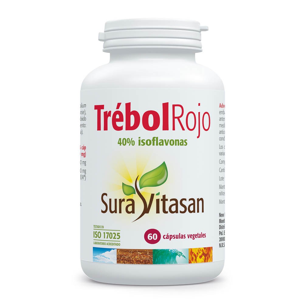 Comprar online TREBOL ROJO (40% ISOFLAVONAS 60 MG) 60 C SURA VITASAN