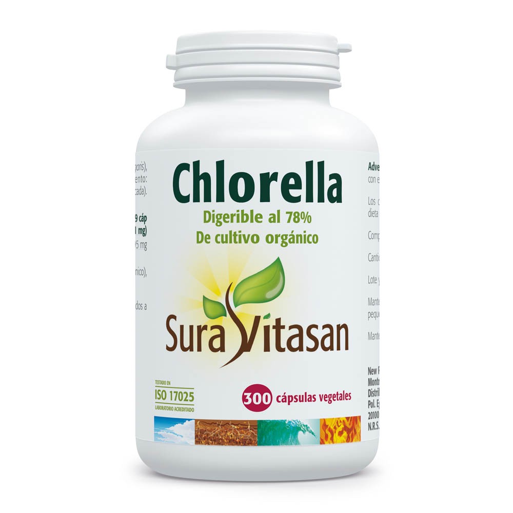 Comprar online CLORELA (CHLORELLA) 455 MG 300 CAP SURA VITASAN