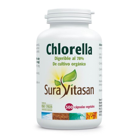 Comprar online CLORELA (CHLORELLA) 455 MG 300 CAP SURA VITASAN