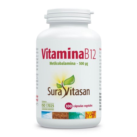 Comprar online VITAMINA B12 500 MCG 100 COMP SURA VITASAN - Coliseum