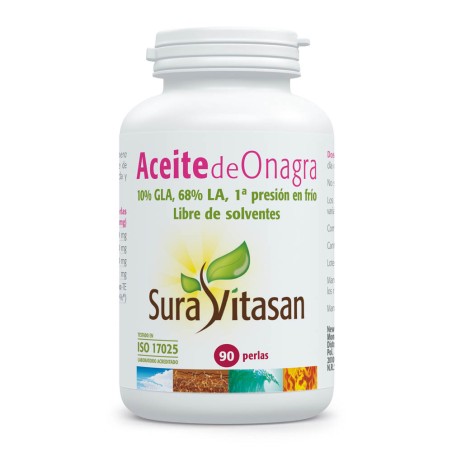 Comprar online ONAGRA ACEITE 500 MG 90 PERLAS SURA VITASAN - Coliseum