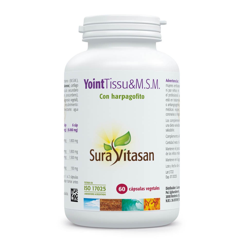 Comprar online YOINT TISSU MSM HARPAGO 60 CAP SURA VITASAN - Coliseum