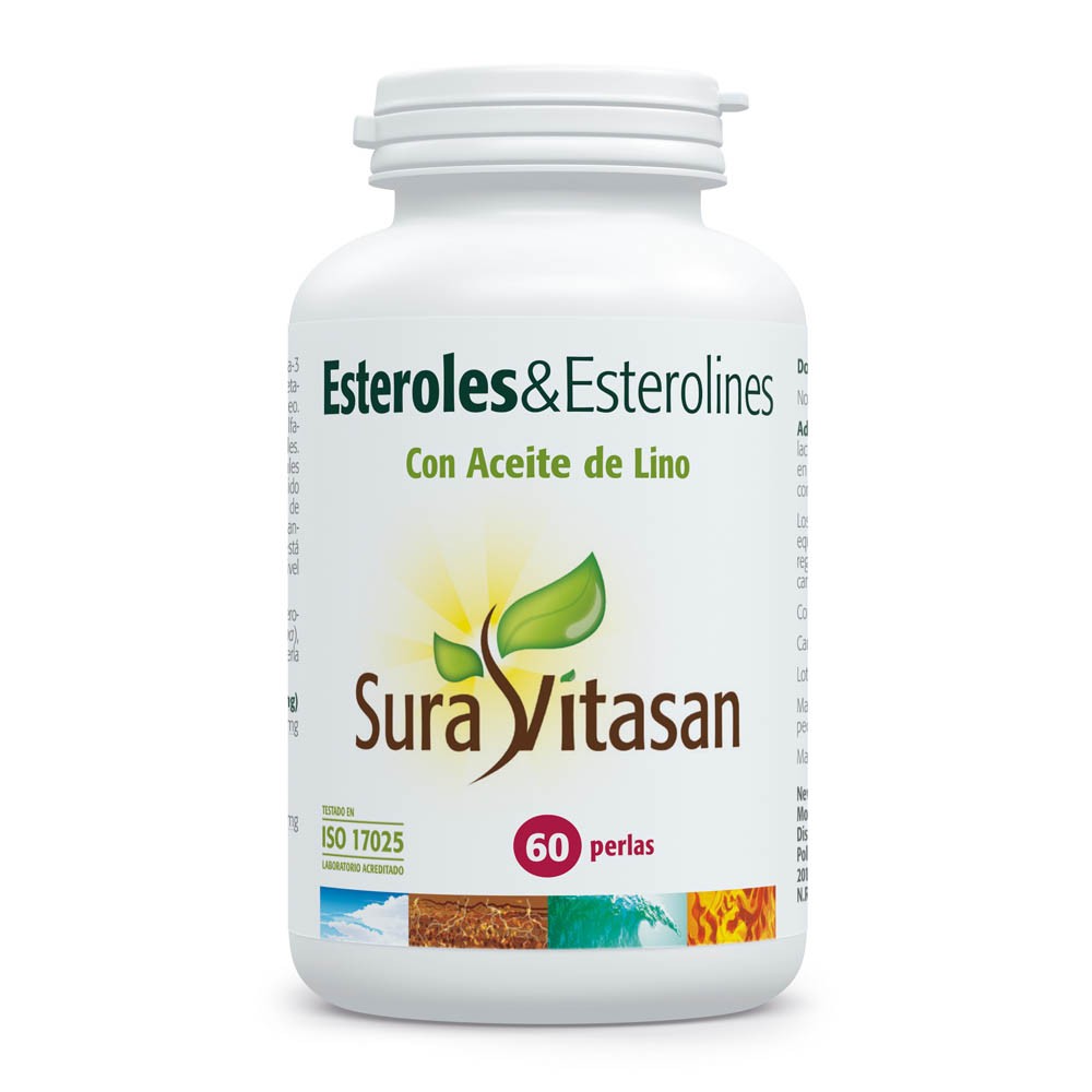Comprar ESTEROLES Y ESTEROLINES 60 PERLAS SURA VITASAN online-Coliseum