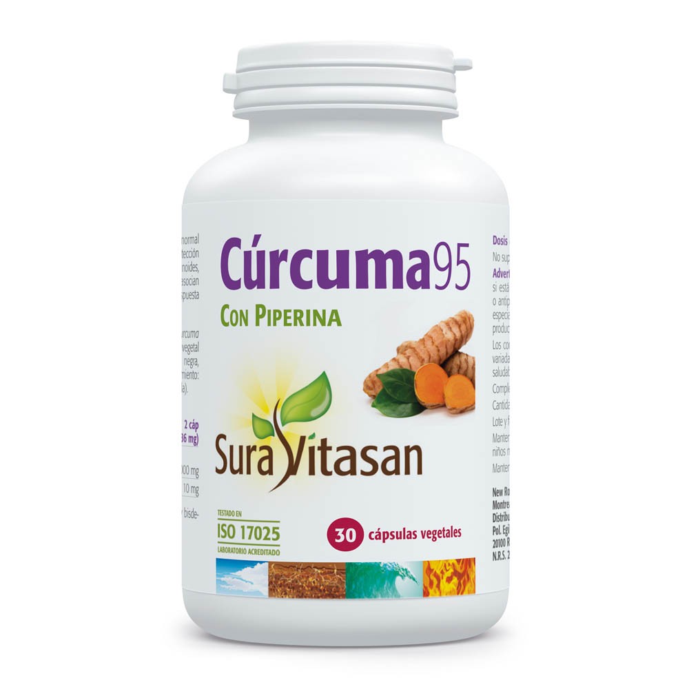 Comprar CURCUMA 95 500 MG 30 CAP SURA VITASAN online - Coliseum
