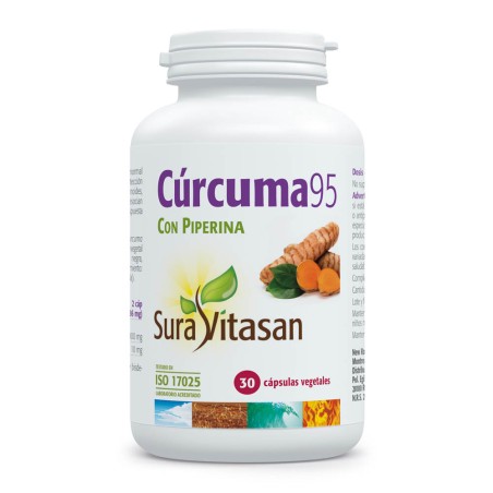 Comprar CURCUMA 95 500 MG 30 CAP SURA VITASAN online - Coliseum