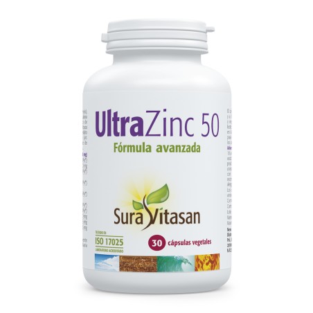 Comprar online ULTRA ZINC 25 MG 30 CAP SURA VITASAN -Farmacia Coliseum