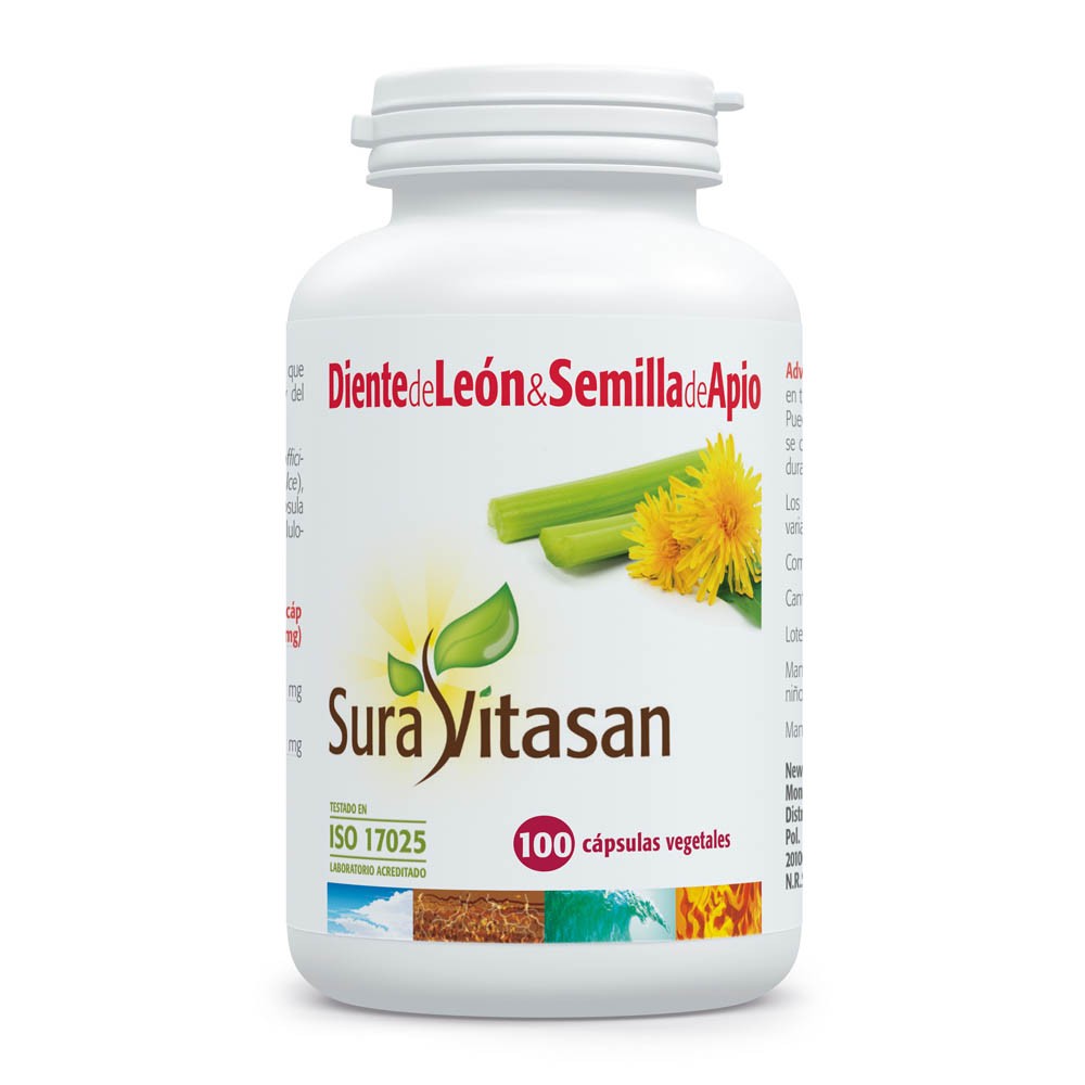 Comprar DIENTE DE LEON + APIO SEMILLA 100 CAP SURA VITASAN online