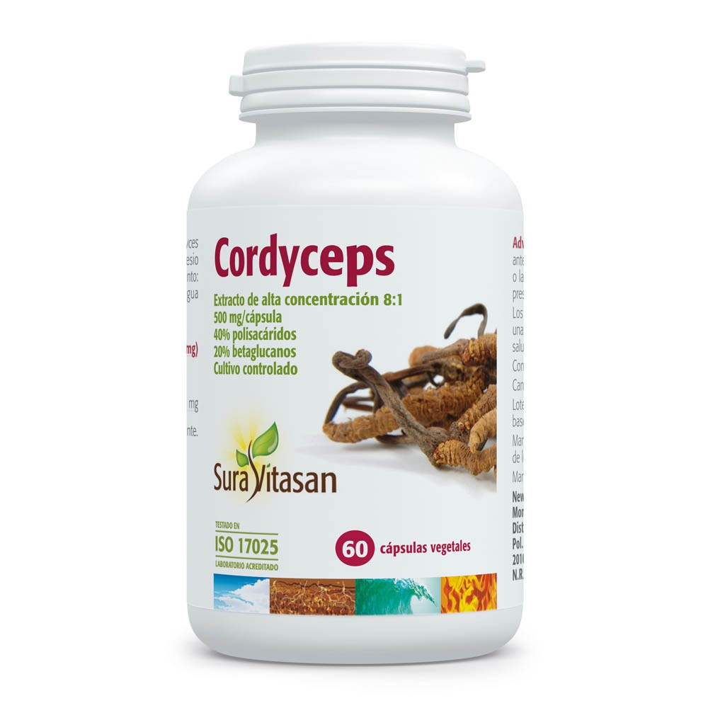 Comprar CORDYCEPS 500 MG (EXTRACTO 8:1) 60 CAP SURA VITASAN online