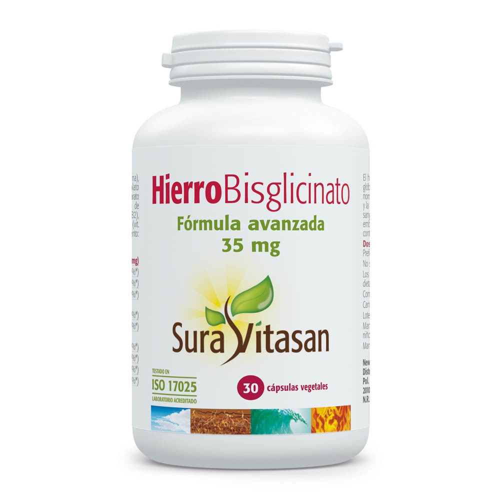 Comprar online HIERRO BISGLICINATO 35 MG 30 CAP SURA VITASAN -Coliseum