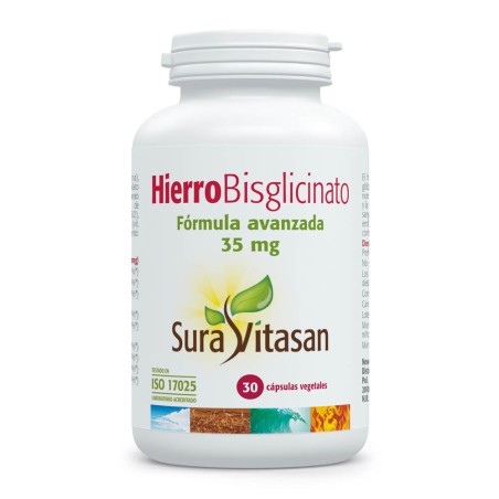 Comprar online HIERRO BISGLICINATO 35 MG 30 CAP SURA VITASAN -Coliseum