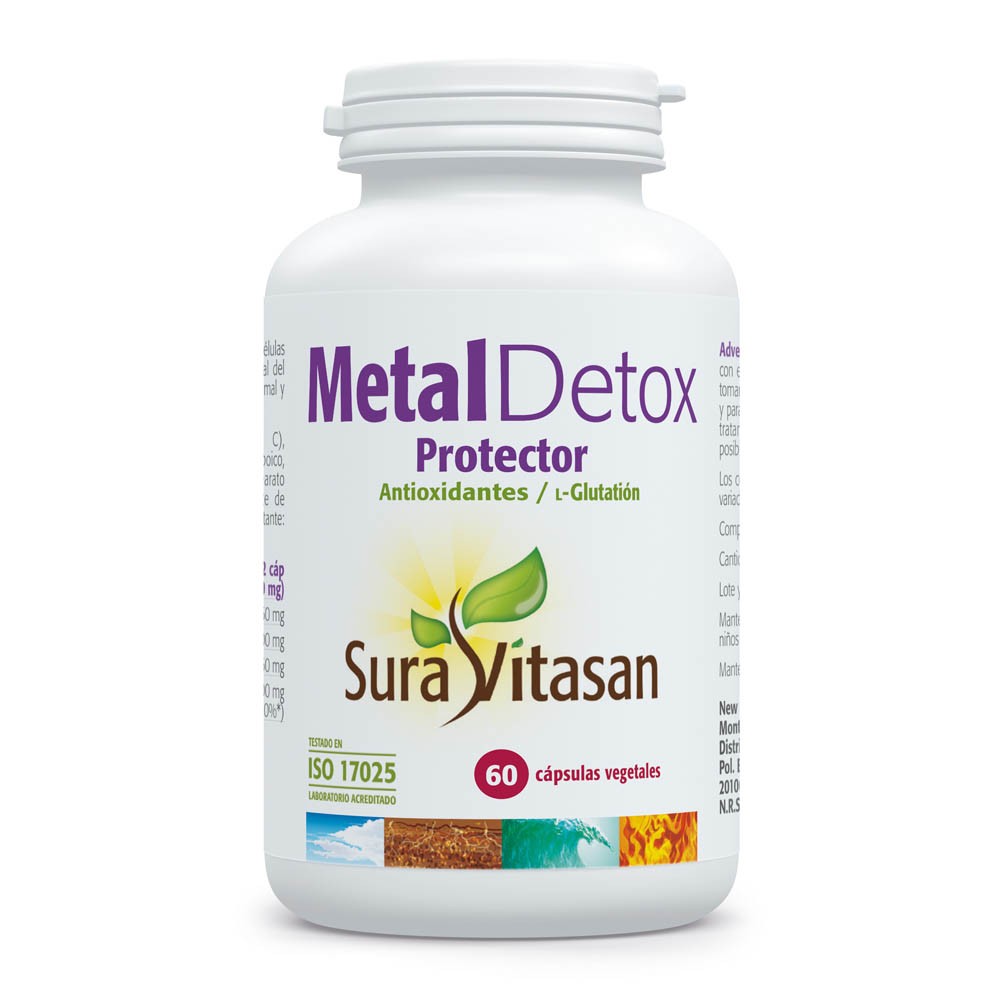 Comprar METAL DETOX PROTECTOR 60 CAP SURA VITASAN online - Coliseum