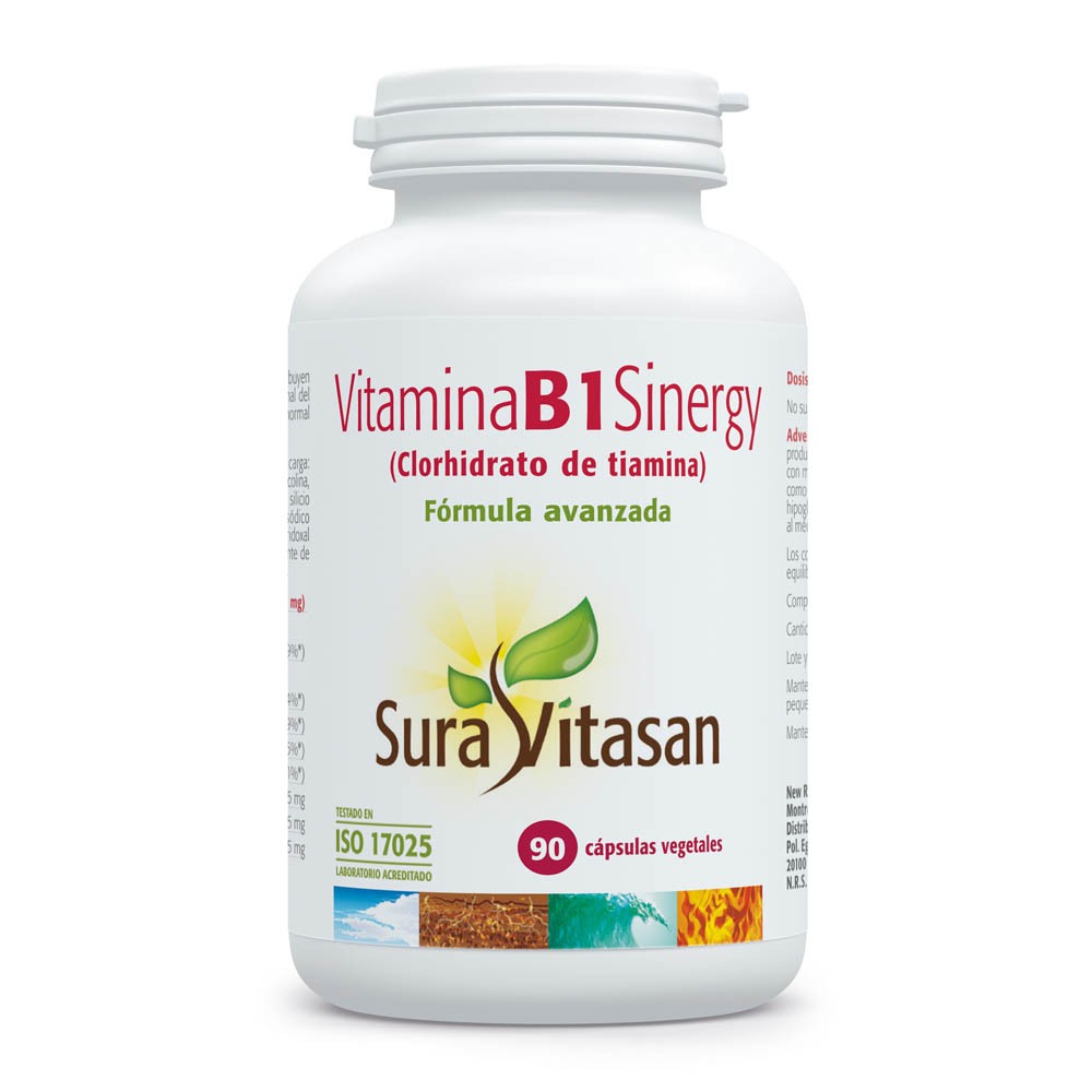 Comprar VITAMINA B-1 SINERGY 100 MG SURA VITASAN online - Coliseum