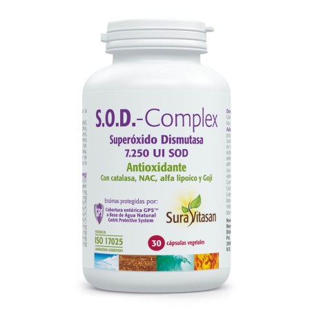 Comprar SOD COMPLEX 7250 UI 30 CAP SURA VITASAN online - Coliseum