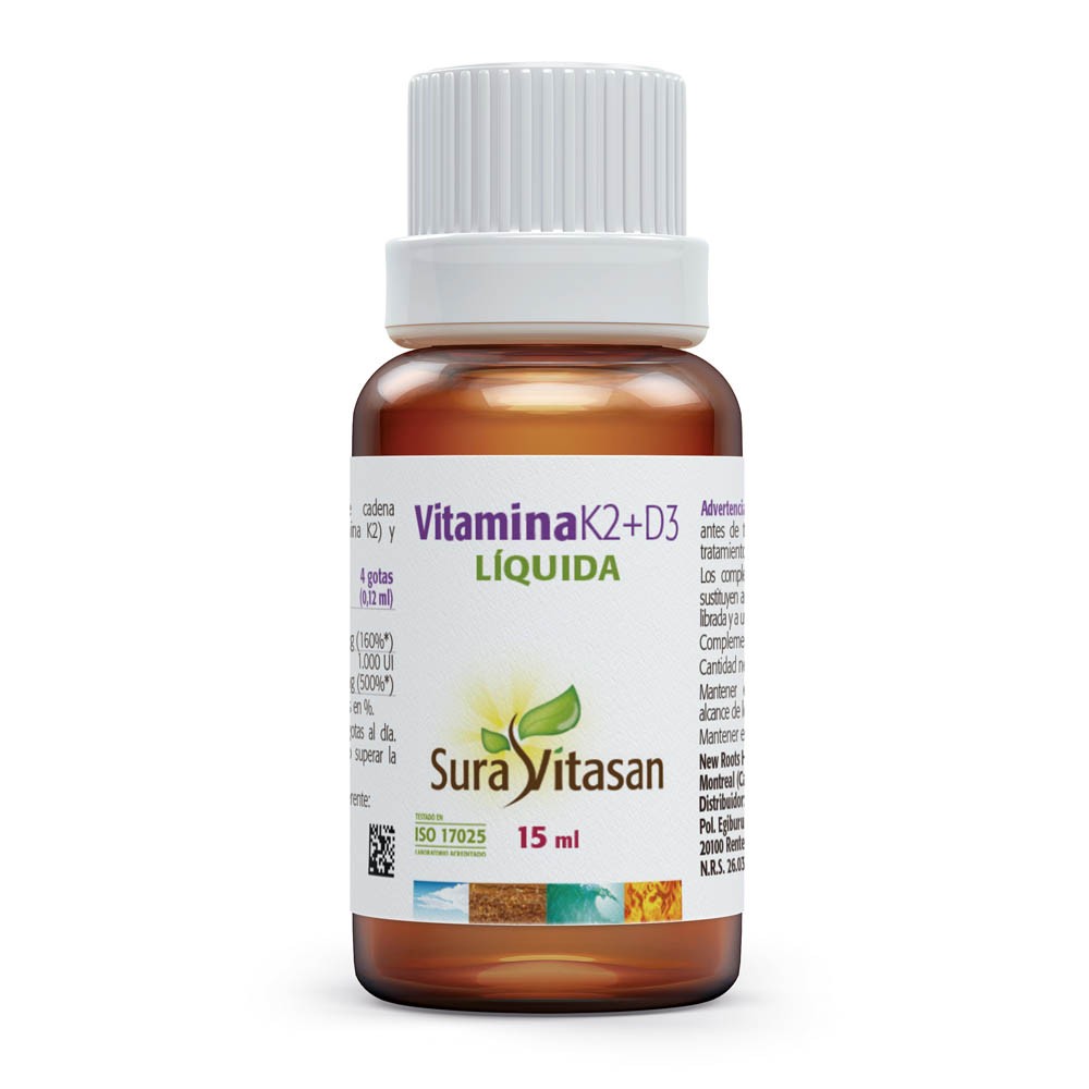 Comprar VITAMINA K2+D3 15 CC SURA VITASAN online - Farmacia Coliseum