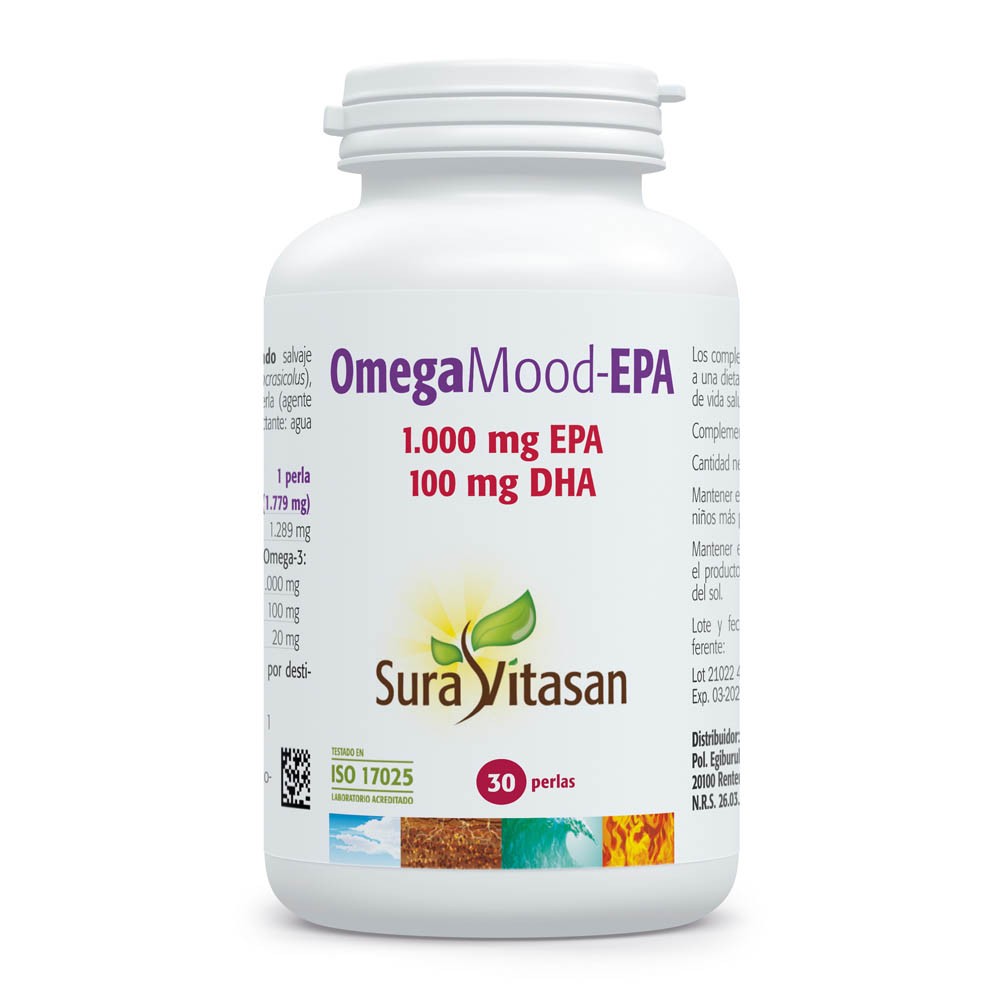 Comprar OMEGAMOOD EPA 30 PERLAS SURA VITASAN online- Farmacia Coliseum