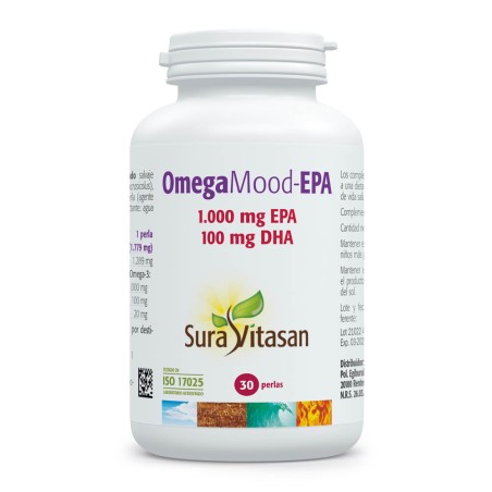 Comprar OMEGAMOOD EPA 30 PERLAS SURA VITASAN online- Farmacia Coliseum