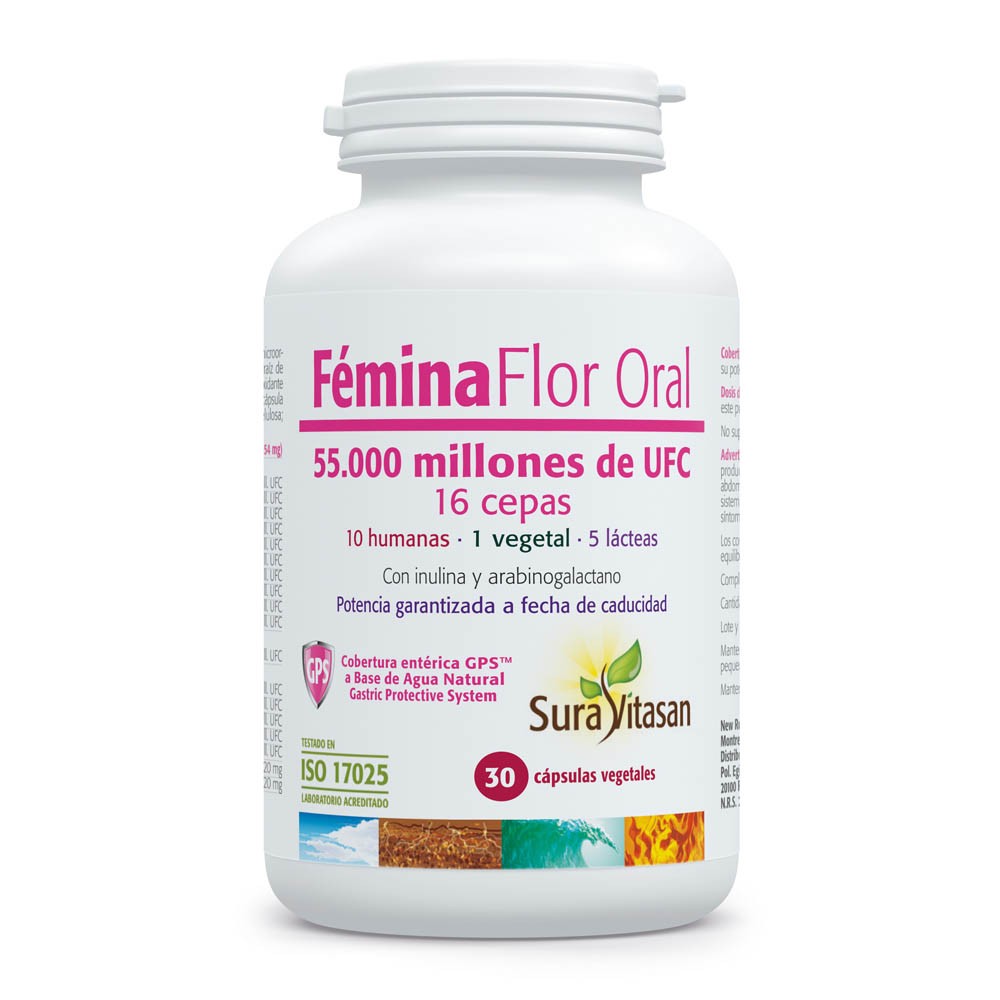 Comprar online FEMINAFLOR ORAL 30 CAP SURA VITASAN