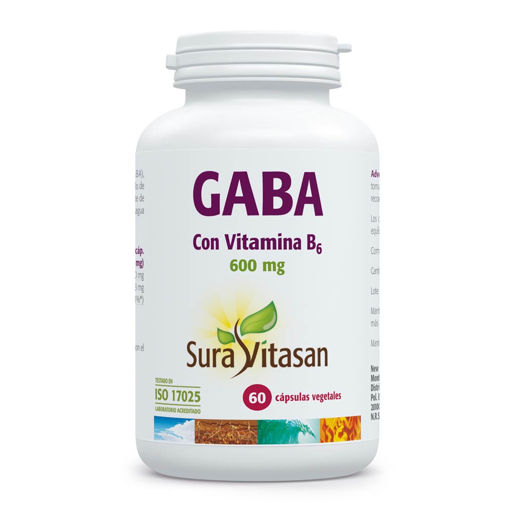 Comprar online GABA 600MG + B6 60 CAP SURA VITASAN - Farmacia Coliseum