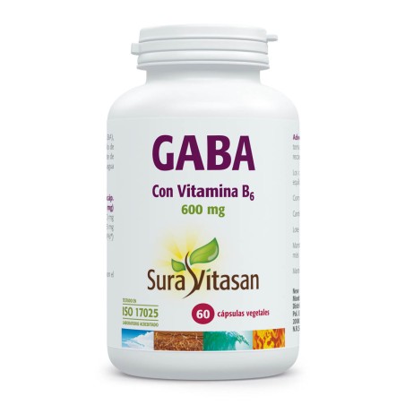 Comprar online GABA 600MG + B6 60 CAP SURA VITASAN - Farmacia Coliseum