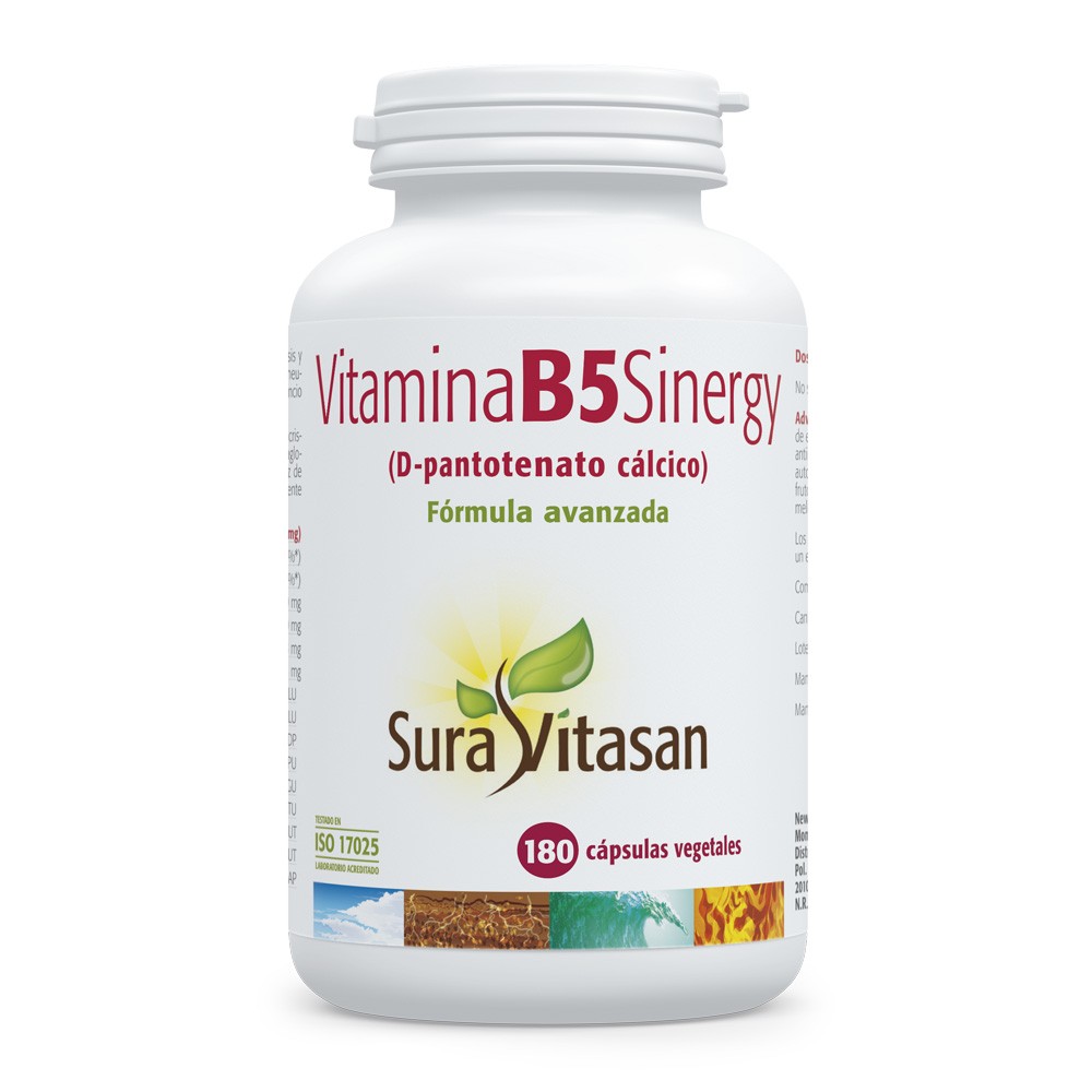 Comprar VITAMINA B-5 SINERGY 90 COMP SURA VITASAN online - Coliseum