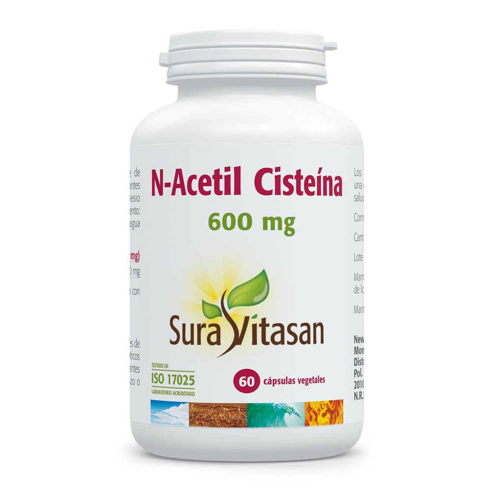 Comprar NAC N-ACETILCISTEINA 600 MG 60 CAP SURA VITASAN online