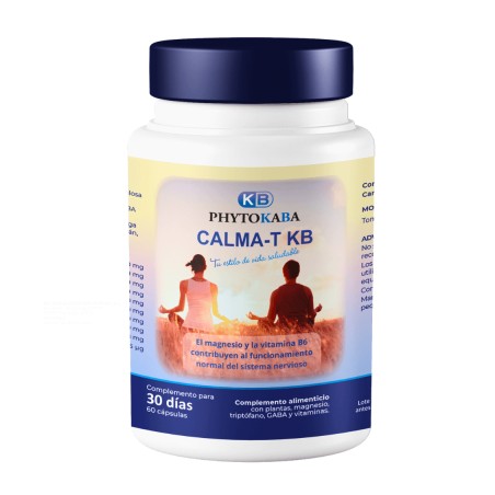 Comprar online CALMA-T KB 60 CAPS PHYTOKABA - Farmacia Coliseum
