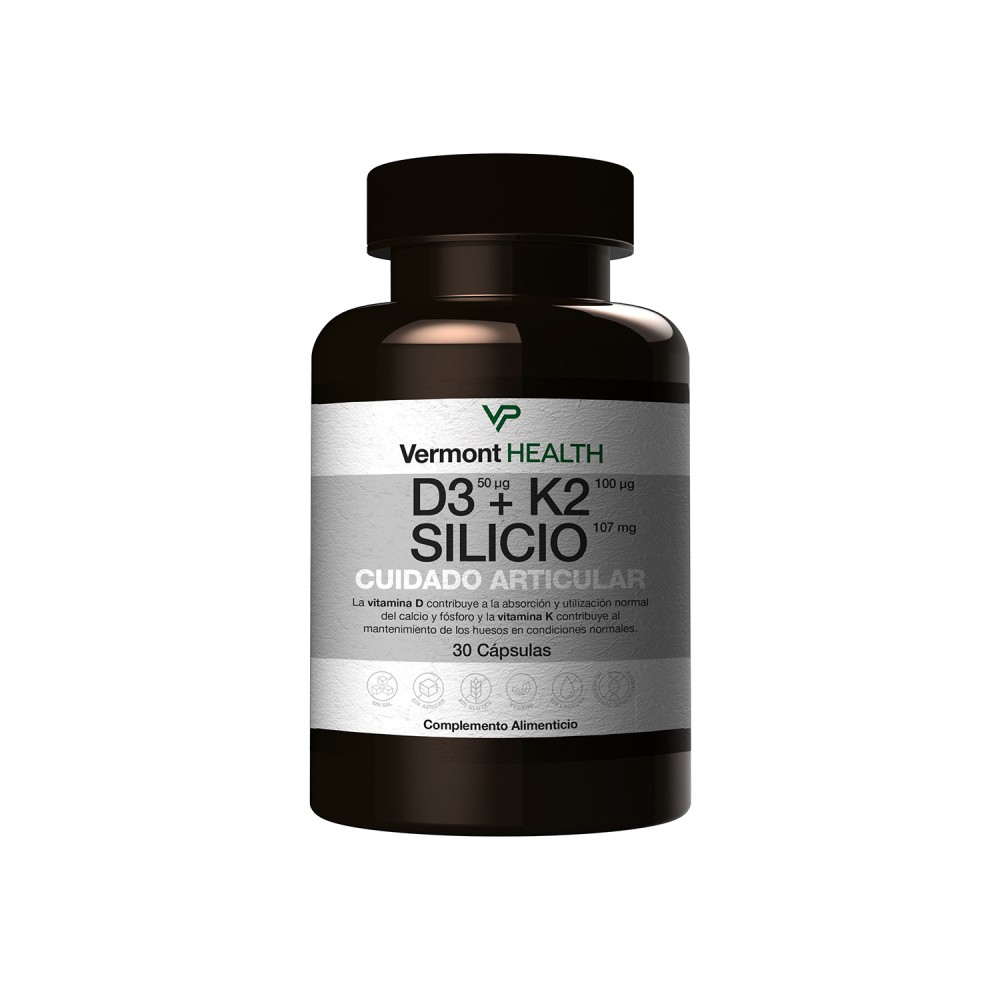 Comprar online D3+K2+SILICIO 30 CAPS VERMONT - Coliseum