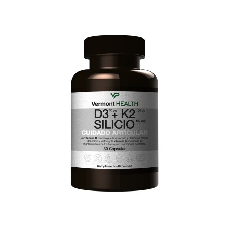 Comprar online D3+K2+SILICIO 30 CAPS VERMONT - Coliseum