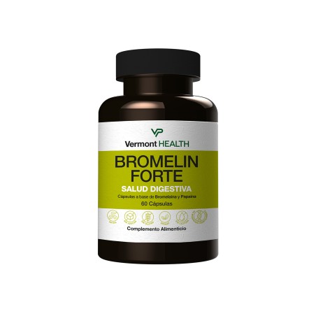 Comprar BROMELIN FORTE 60 CAPS VERMONT online - Farmacia Coliseum