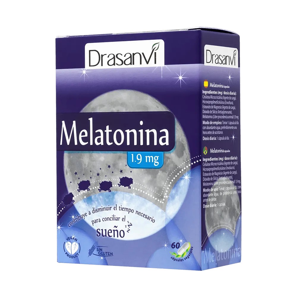 Comprar online MELATONINA  1.90 MG 60 CAPS DRASANVI - Coliseum
