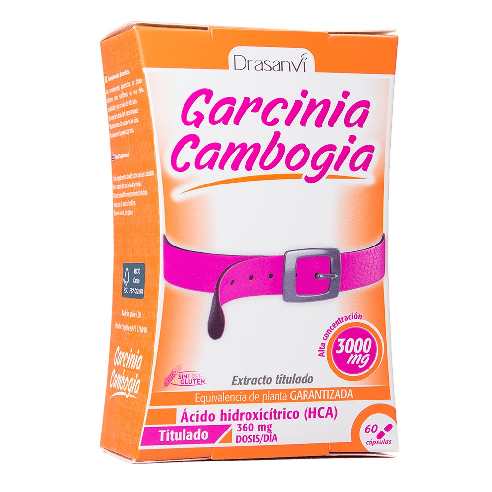 Comprar online GARCINIA CAMBOGIA 60 CAPS DRASANVI - Farmacia Coliseum