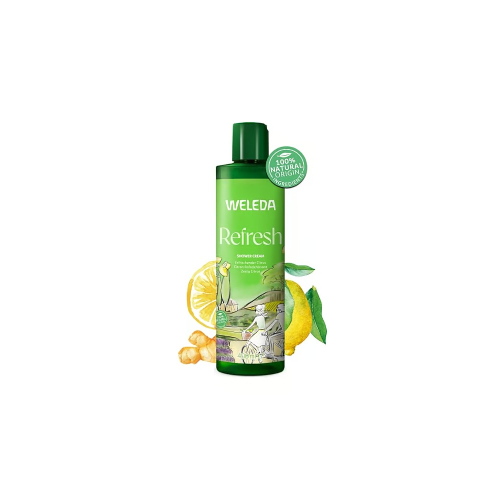 Comprar online WELEDA GEL DUCHA REFRESH CITRUS 400 ML - Coliseum
