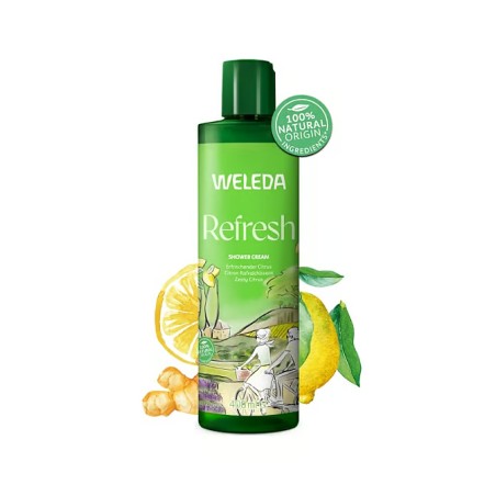 Comprar online WELEDA GEL DUCHA REFRESH CITRUS 400 ML - Coliseum