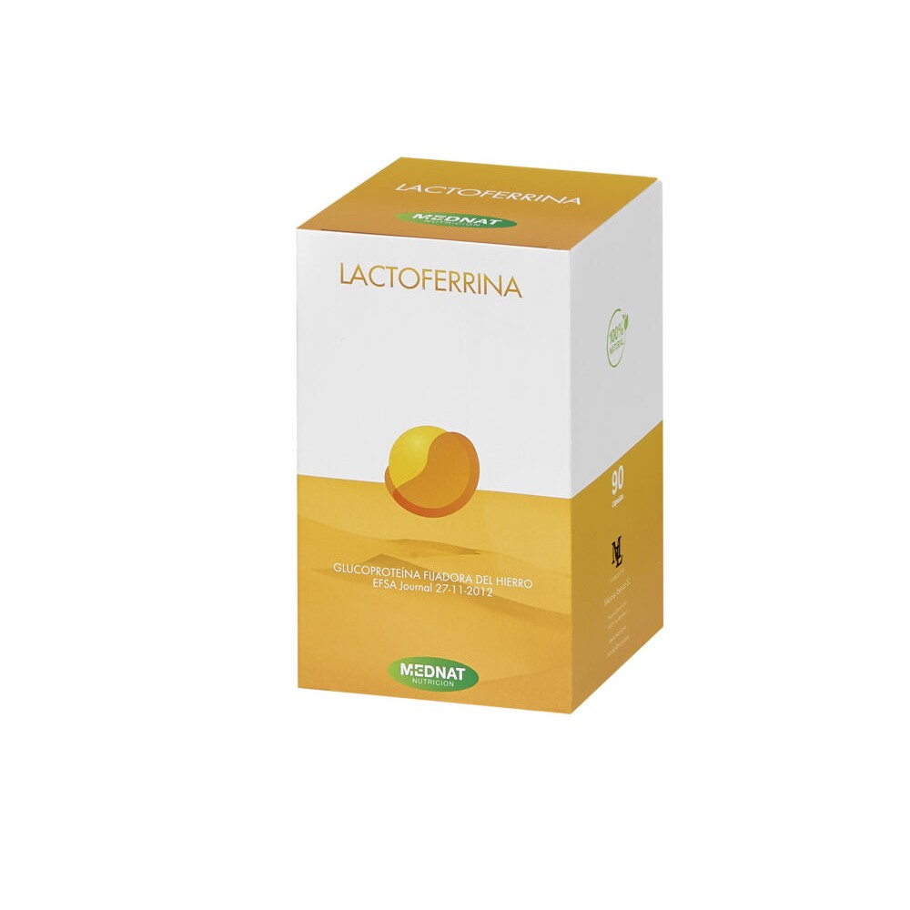 Comprar online LACTOFERRINA 90 CAP MEDNAT - Farmacia Coliseum