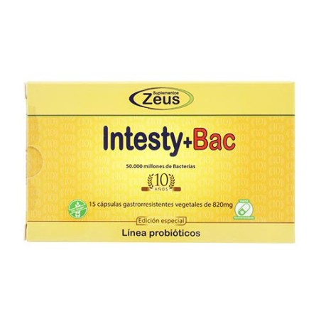 Comprar online INTESTY+BAC 15 CAP ZEUS  - Farmacia Coliseum