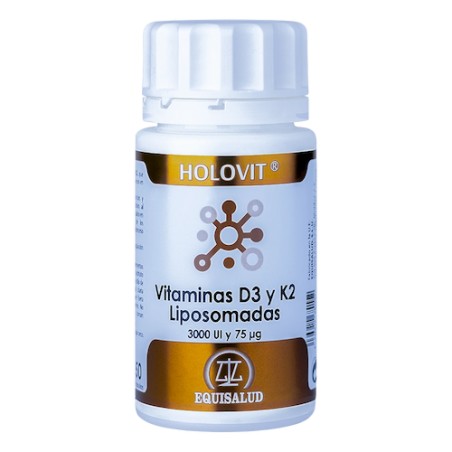 Comprar HOLOVIT D3 3000 UI K2 75MCG 50 CAP EQUISALUD online - Coliseum