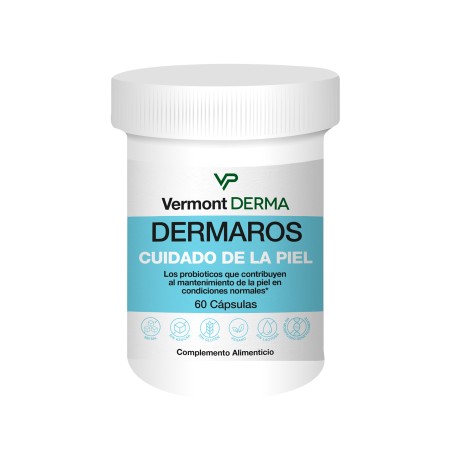 Comprar DERMAROS 60 CAPS VERMONT DERMA online - Farmacia Coliseum