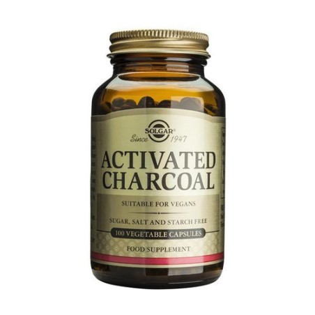 Comprar online CARBON VEGETAL ACTIVADO CHARCOAL 300 MG SOLGAR Coliseum
