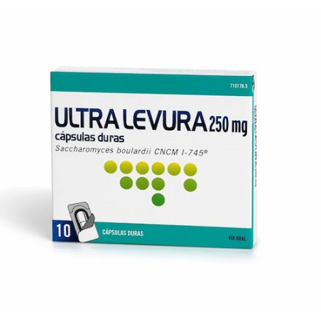Comprar online ULTRA LEVURA 250 MG 10 CAPS - Farmacia Coliseum