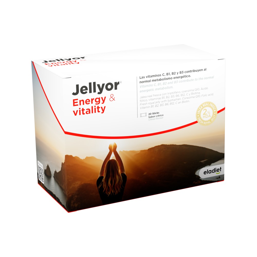 Comprar online JELLYOR ENERGIA VITALIDAD 20 STICKS ELADIET - Coliseum