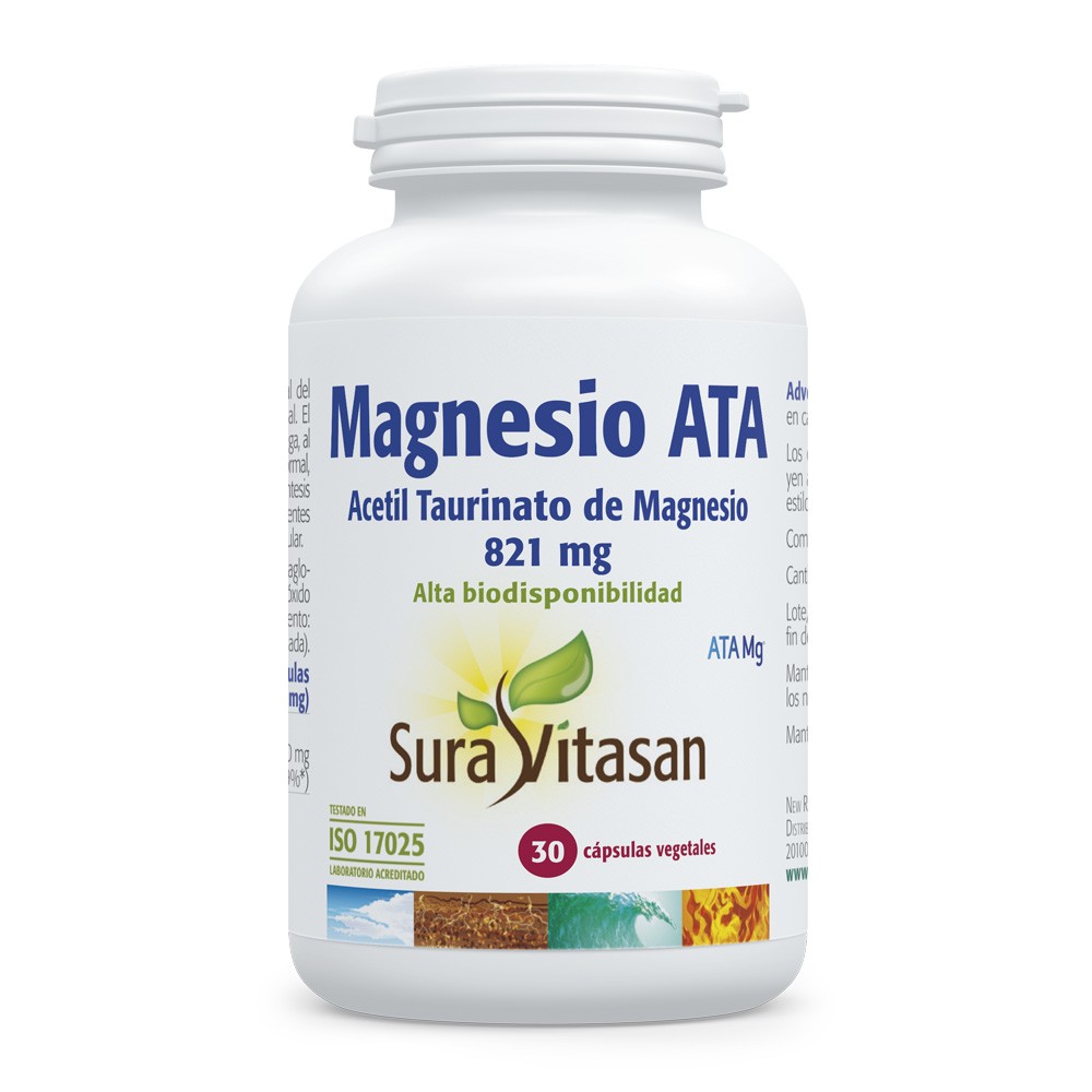 Comprar MAGNESIO ATA ACETILTAURINATO 30 CAP SURAVITASAN online